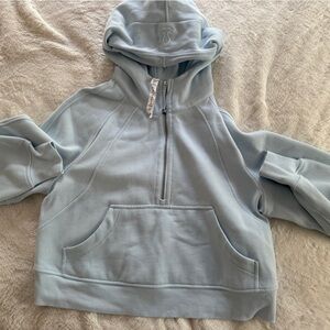 Lululemon Athletica Sky Blue Half-Zip Hoodie